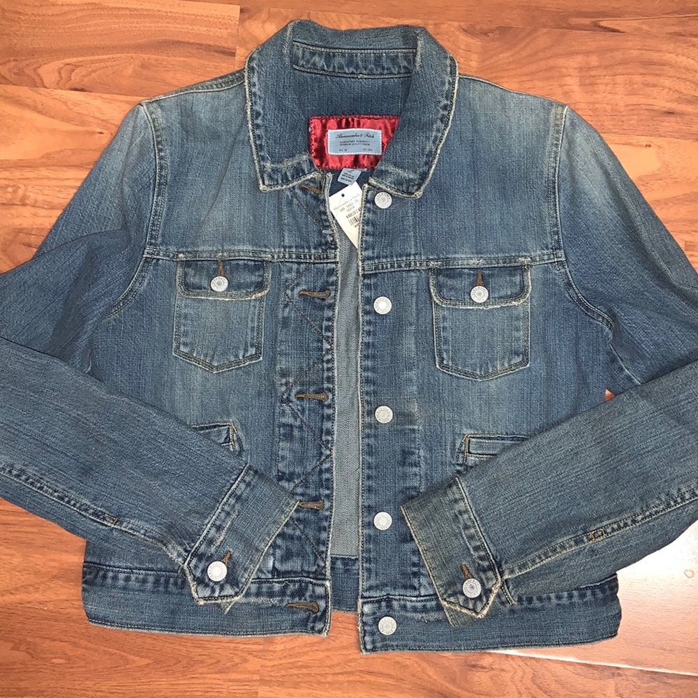 NWT Vintage Abercrombie & Fitch Denim Jacket